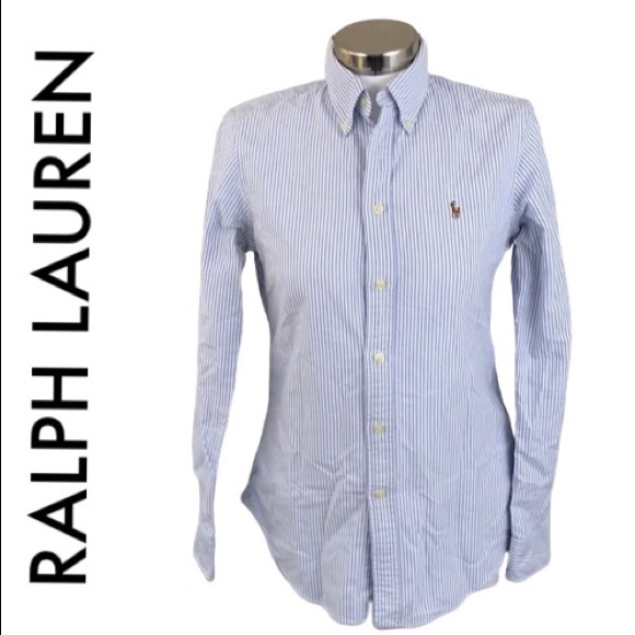Ralph Lauren Other - RALPH LAUREN BLUE WHITE STRIPED MEN’S SHIRT SIZE S